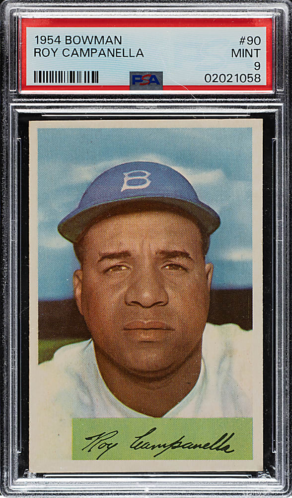 1954 Bowman #90 Roy Campanella PSA MINT 9 - Highest-Graded!