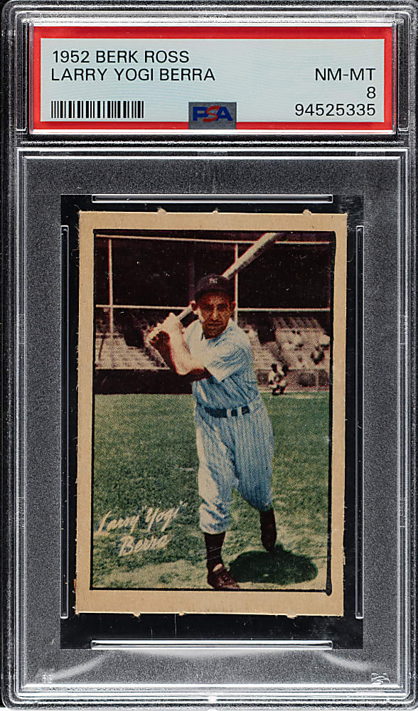 1952 Berk Ross Yogi Berra PSA NM-MT 8
