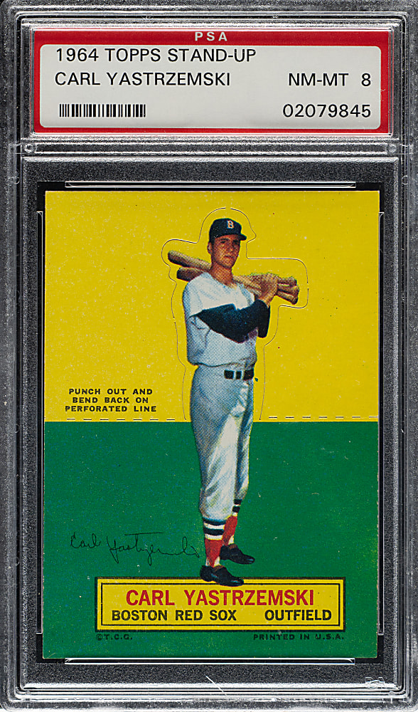 1964 Topps Stand-Up Carl Yastrzemski Short Print PSA NM-MT 8
