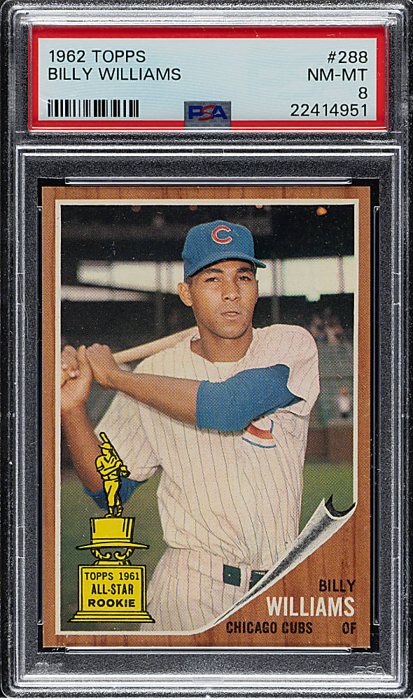 1962 Topps #288 Billy Williams PSA NM-MT 8