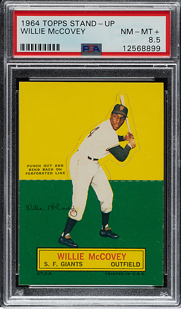 1964 Topps Stand-Up Willie McCovey Short Print PSA NM-MT+ 8.5