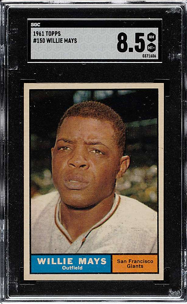 1961 Topps #150 Willie Mays SGC NM/MT+ 8.5