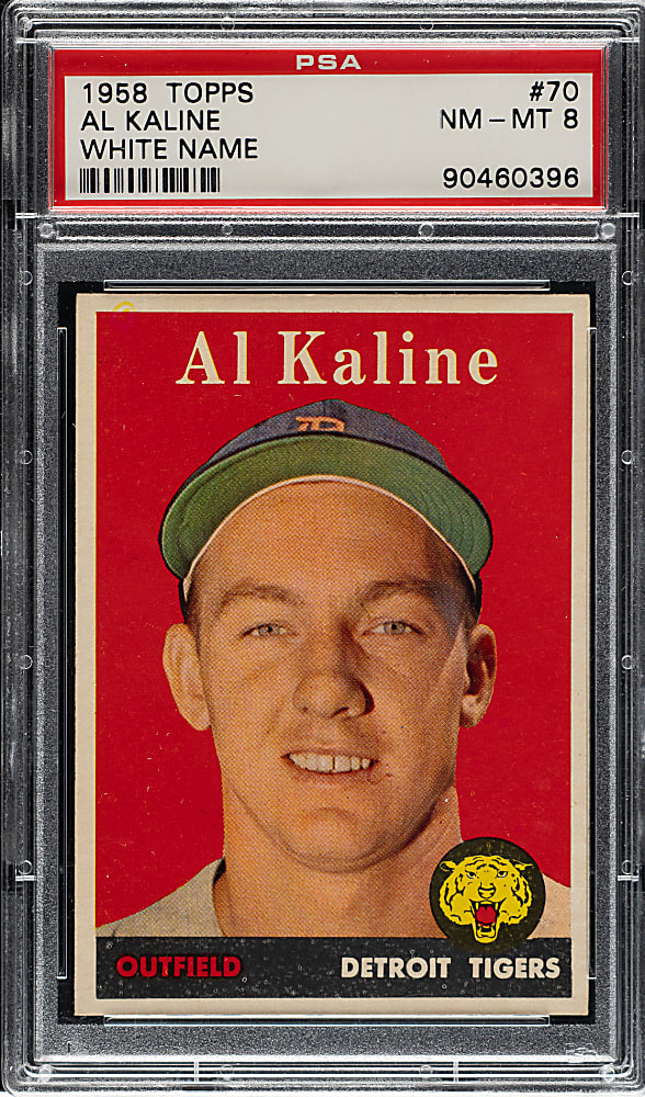1958 Topps #70 Al Kaline PSA NM-MT 8