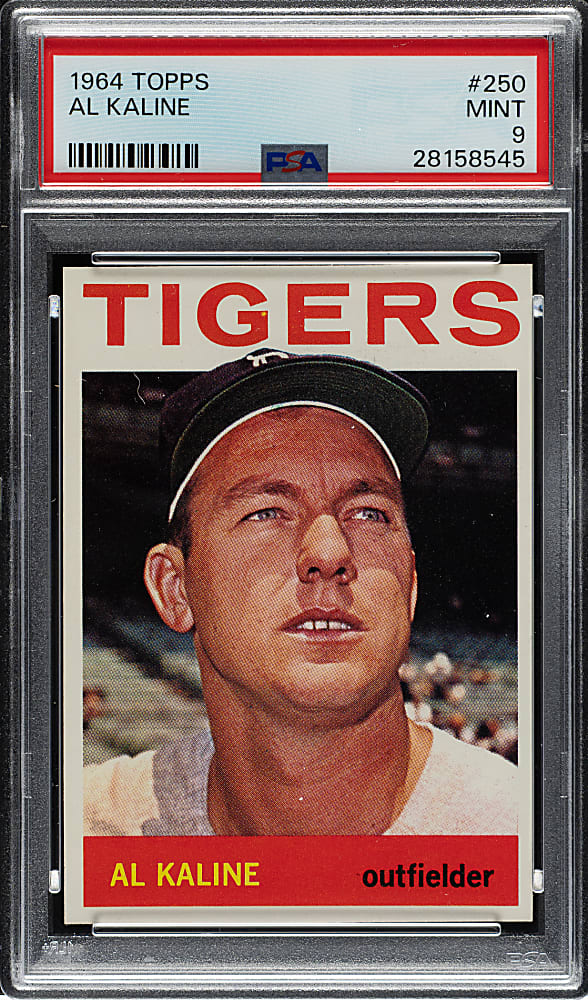 1964 Topps #250 Al Kaline PSA MINT 9