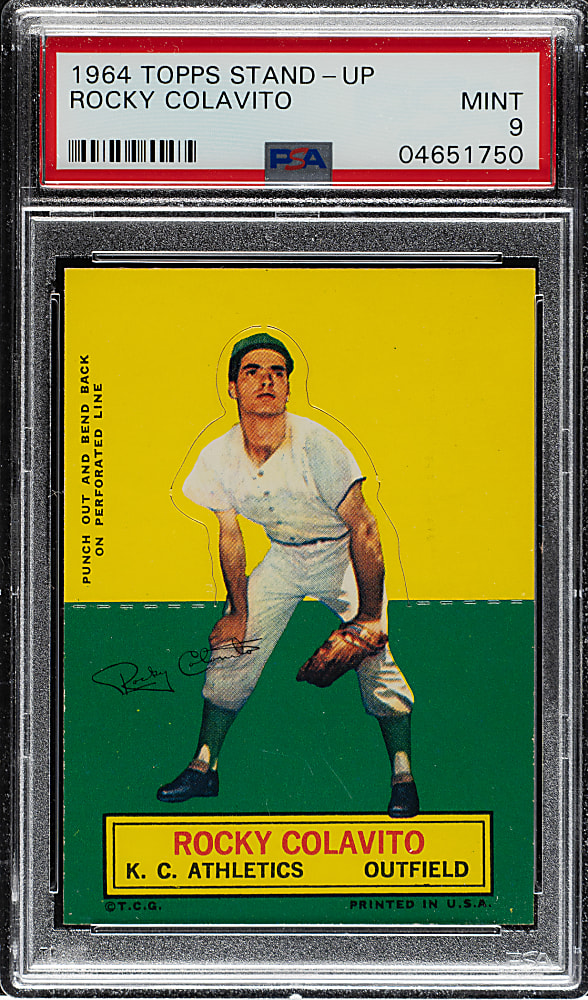 1964 Topps Stand-Up Rocky Colavito PSA MINT 9 - Highest Graded!