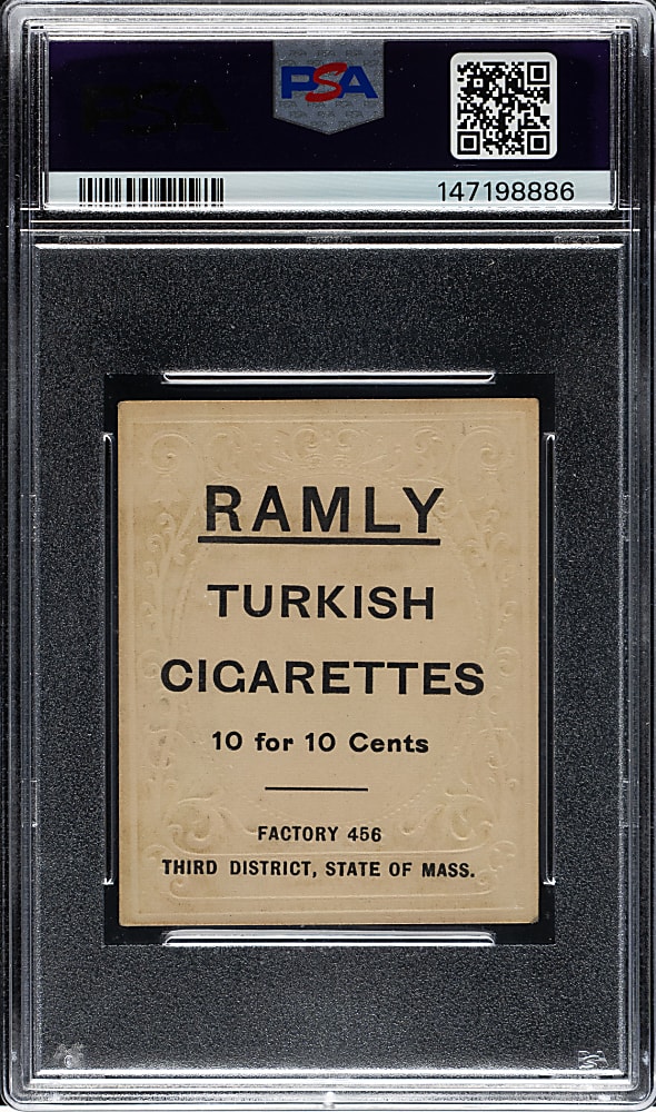 1909 T204 Ramly Tobacco Ed Cicotte PSA VG-EX 4