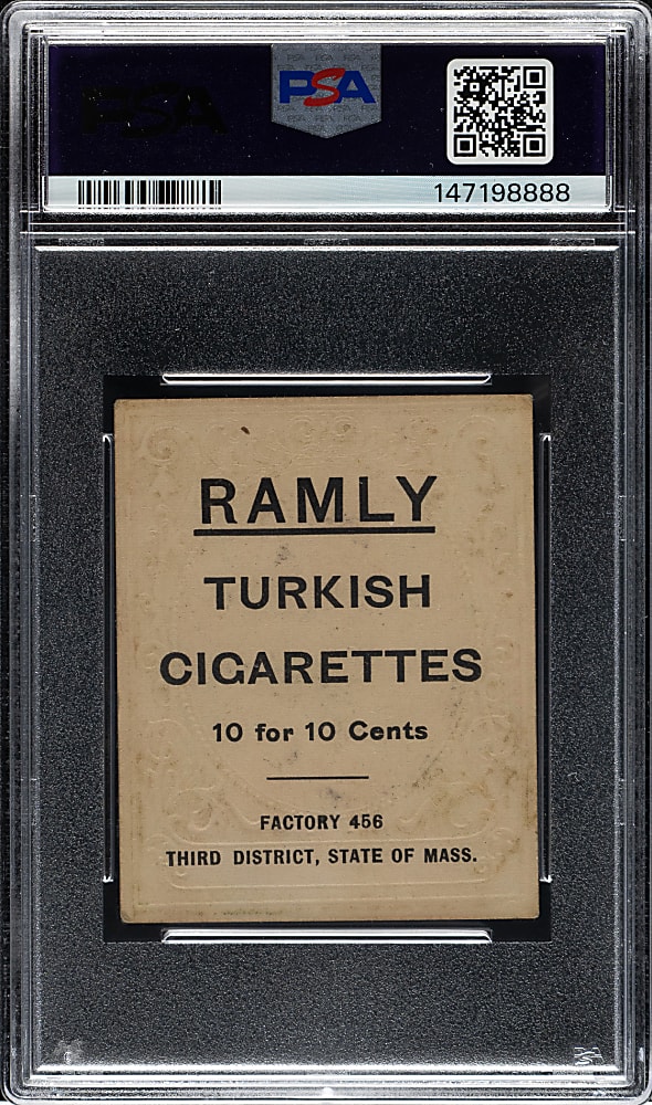 1909 T204 Ramly Tobacco Johnny Evers PSA VG+ 3.5