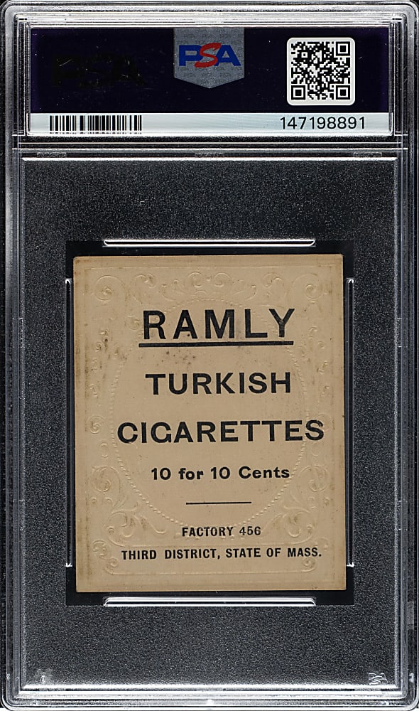 1909 T204 Ramly Tobacco Frank Chance PSA VG-EX 4