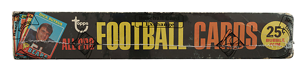 1971 Topps Football First Series Unopened Cello Box (24 Packs) - BBCE