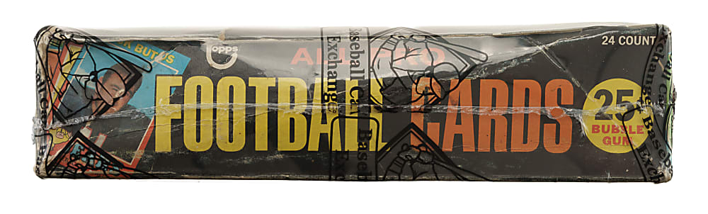 1971 Topps Football First Series Unopened Cello Box (24 Packs) - BBCE