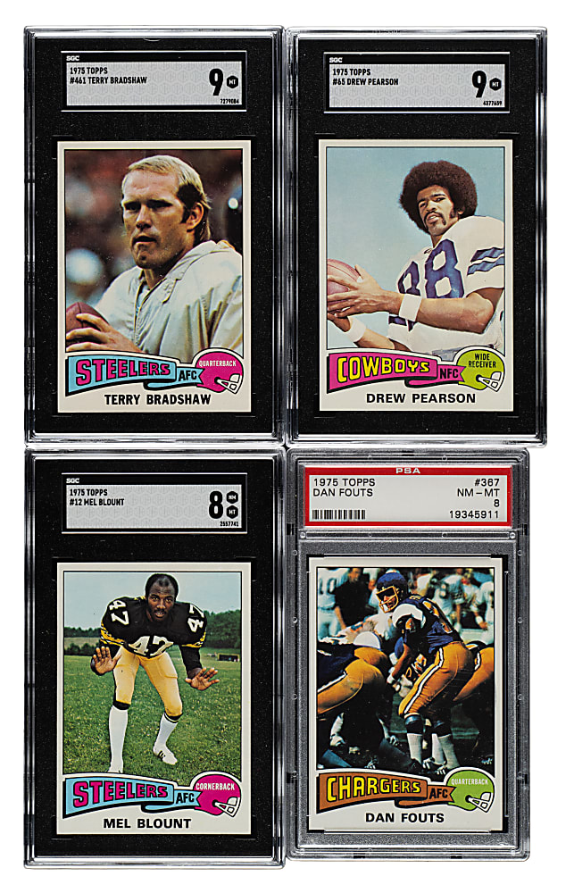 High-Grade 1975 Topps Football Complete Set (528)