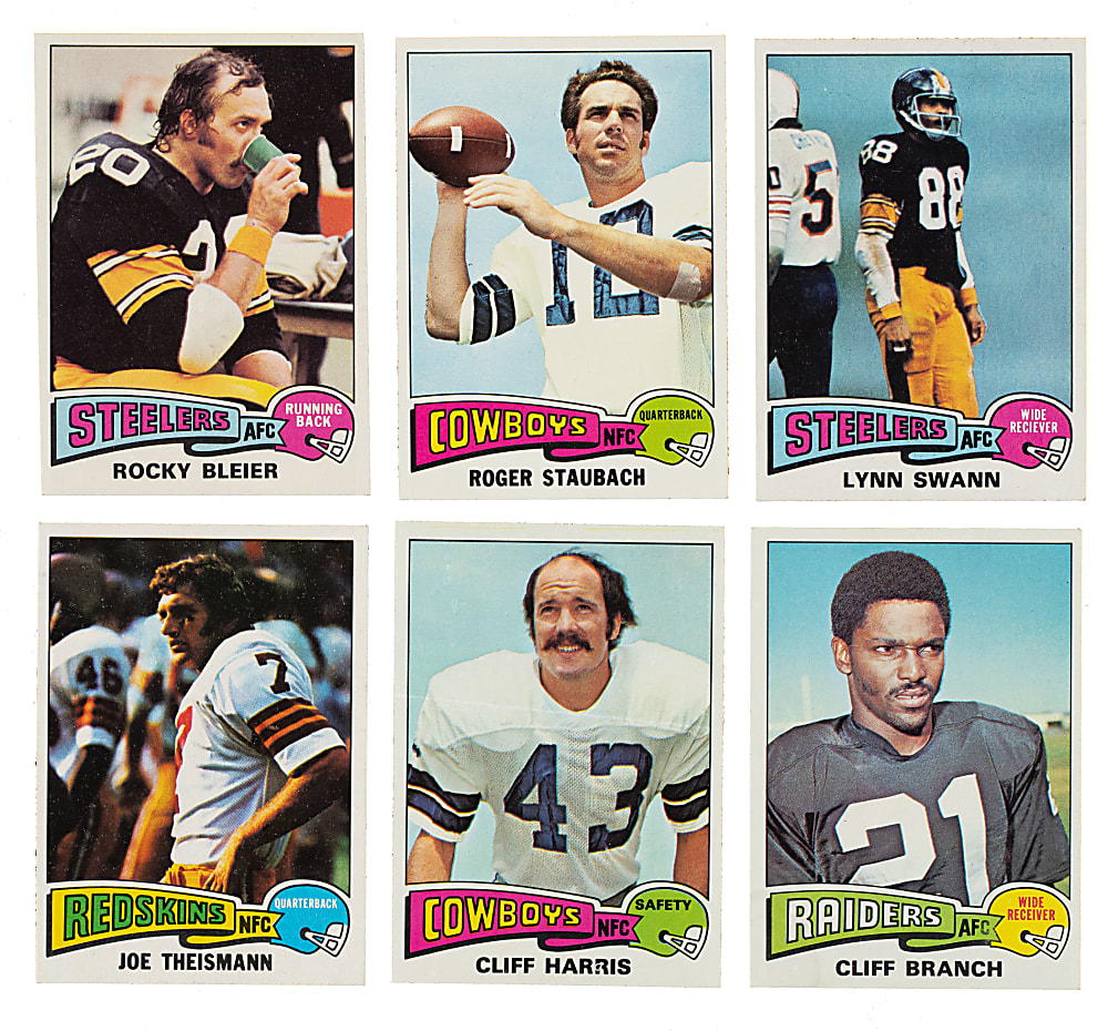 High-Grade 1975 Topps Football Complete Set (528)