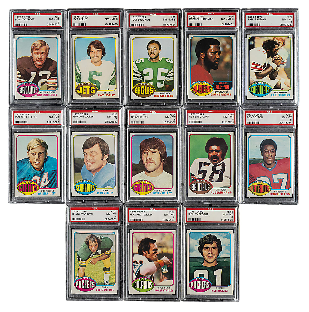 High-Grade 1976 Topps Football Complete Set (528)