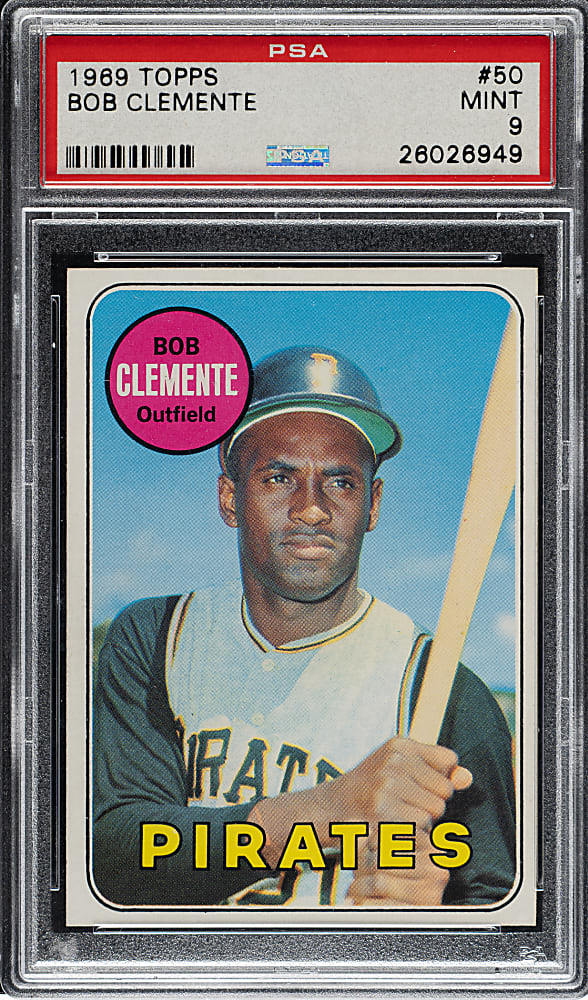 1969 Topps #50 Roberto Clemente PSA MINT 9