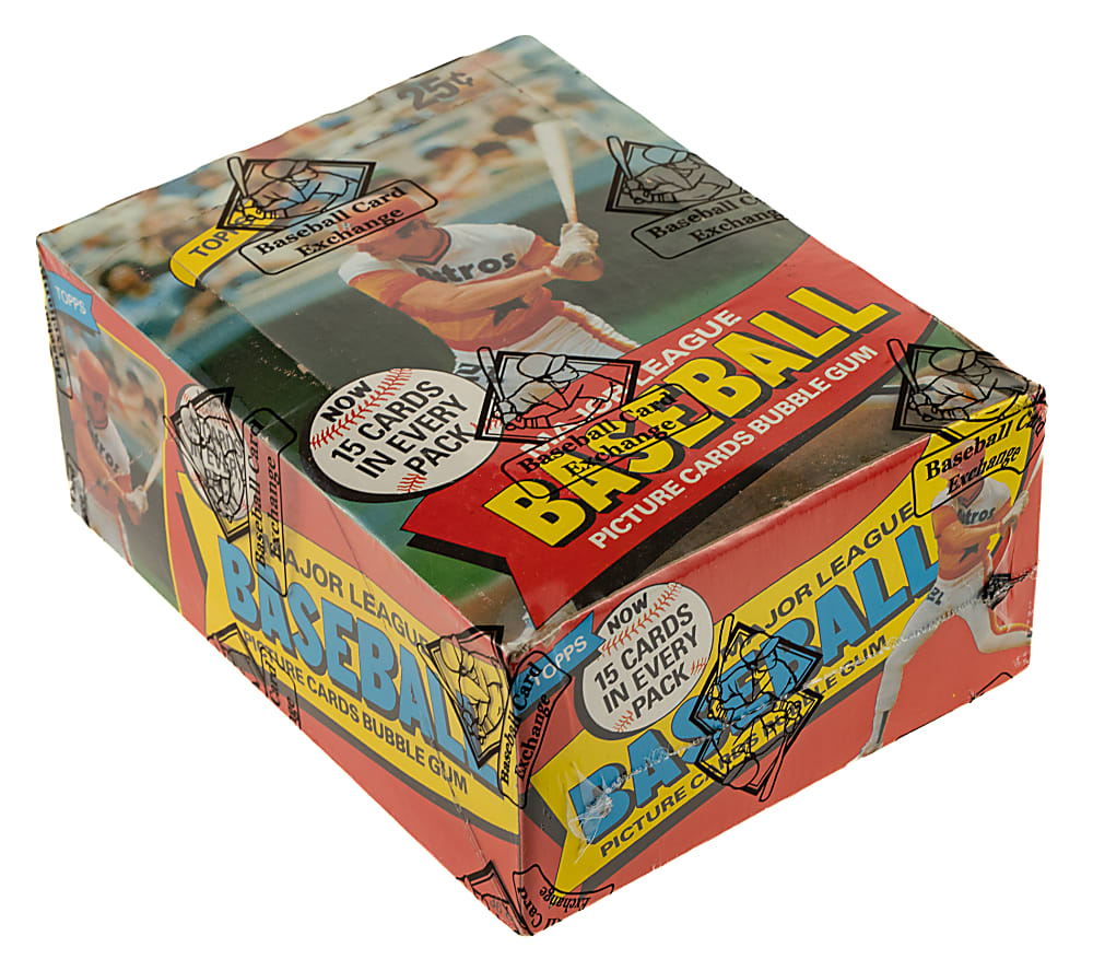1980 Topps Unopened Wax Box (36 Packs) - BBCE - Rickey Henderson Rookie Year