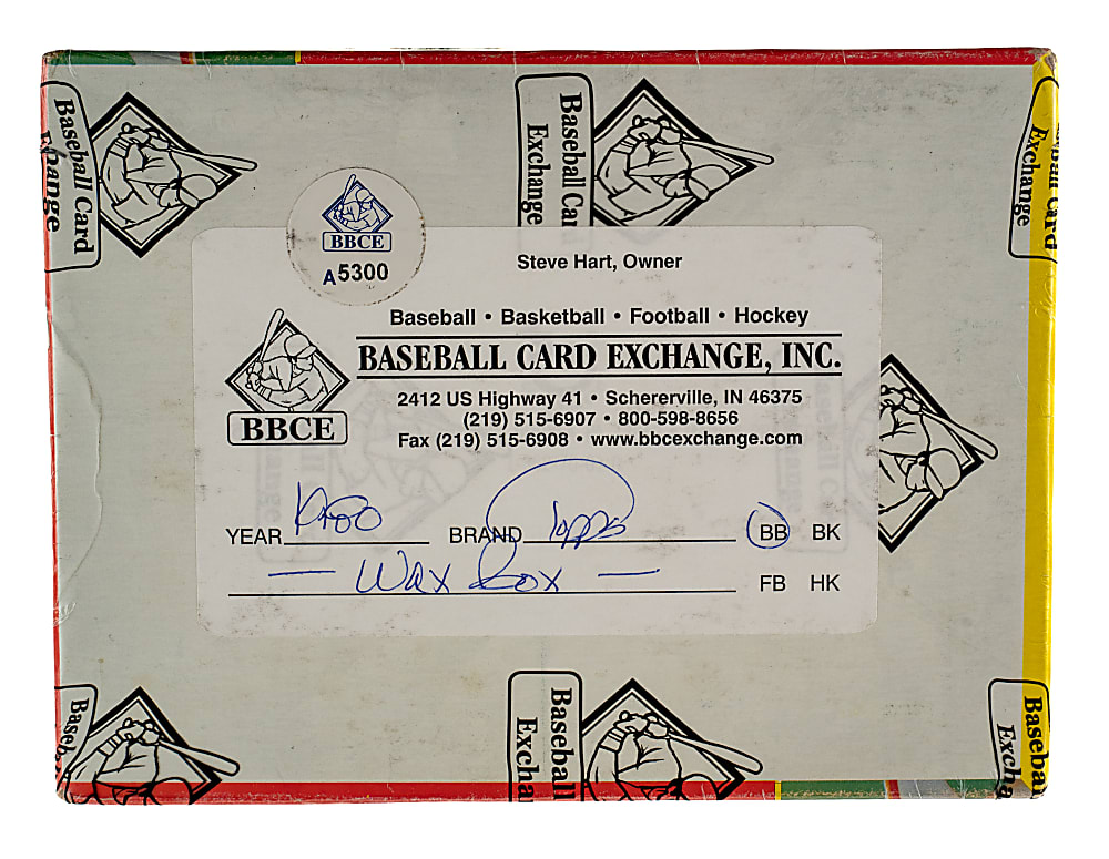 1980 Topps Unopened Wax Box (36 Packs) - BBCE - Rickey Henderson Rookie Year