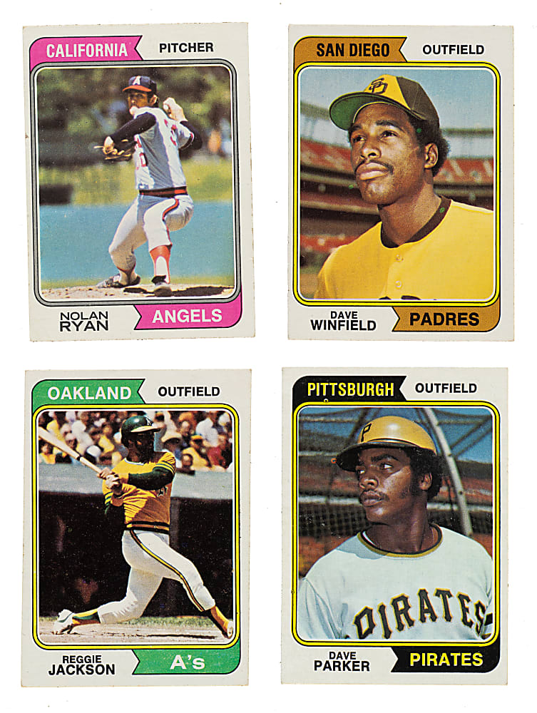 1974 Topps Complete Set (660) Plus Traded Series (44) and Team Checklists (24)