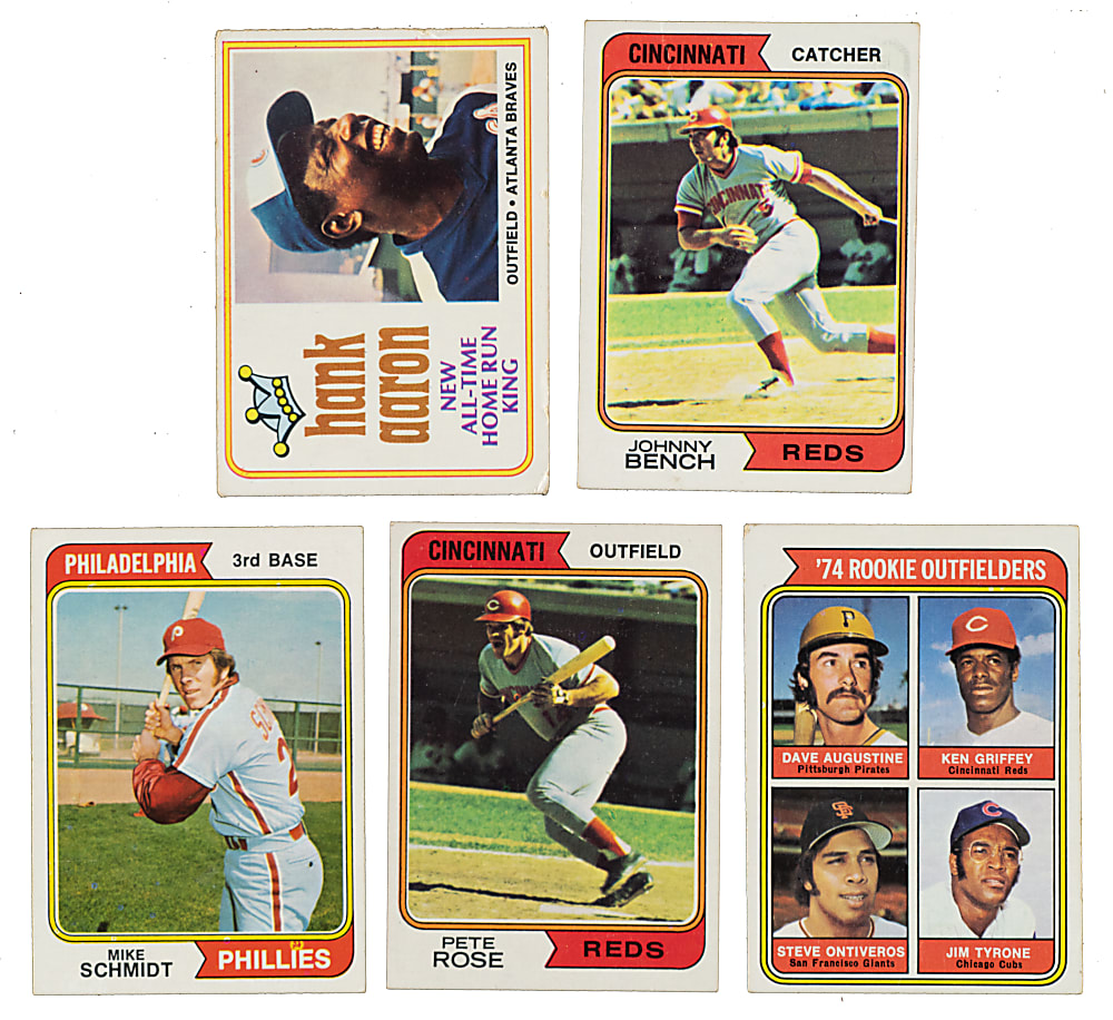 1974 Topps Complete Set (660) Plus Traded Series (44) and Team Checklists (24)