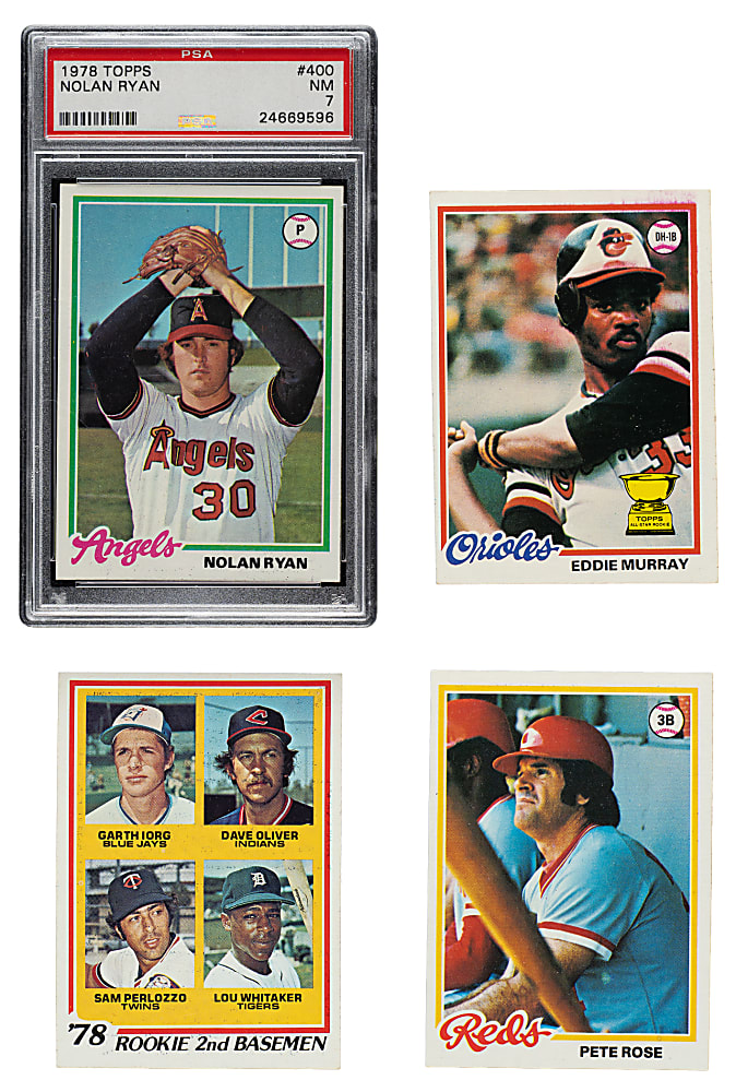 High-Grade 1978 Topps Complete Set (726) Including 14 PSA-Graded Cards