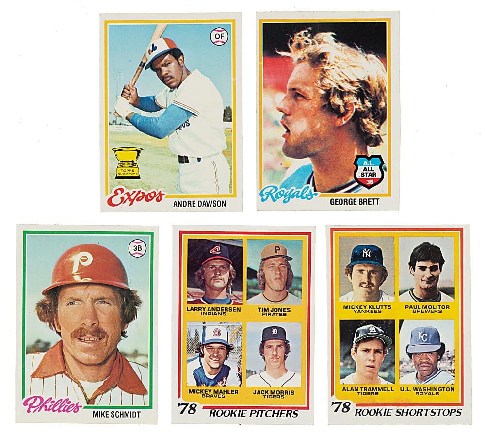 High-Grade 1978 Topps Complete Set (726) Including 14 PSA-Graded Cards