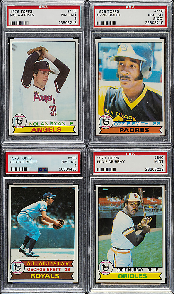 1979 Topps Complete Set (726) Including 25 PSA-Graded Cards