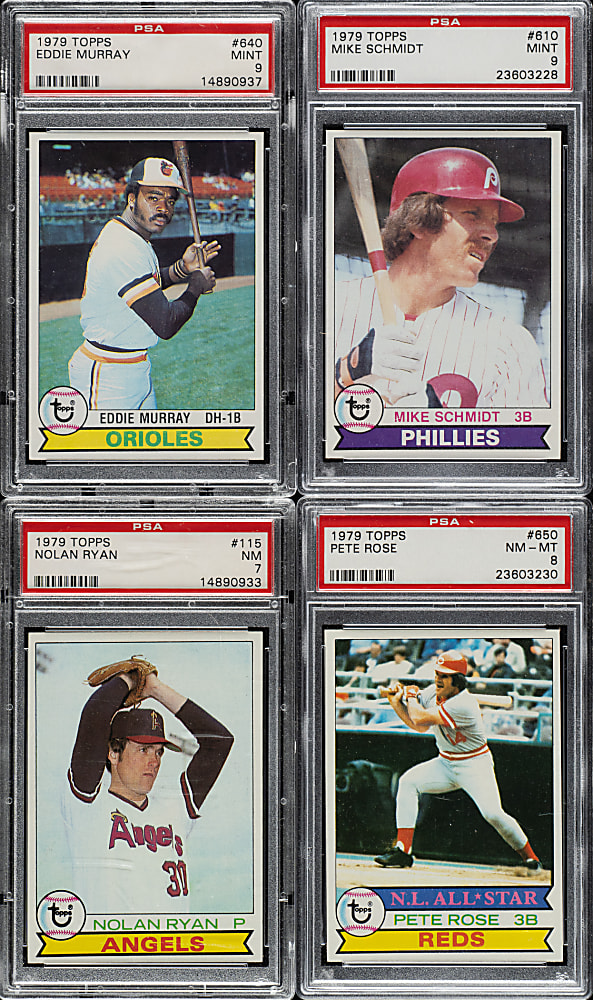 1979 Topps Complete Set (726) Including 19 PSA-Graded Cards