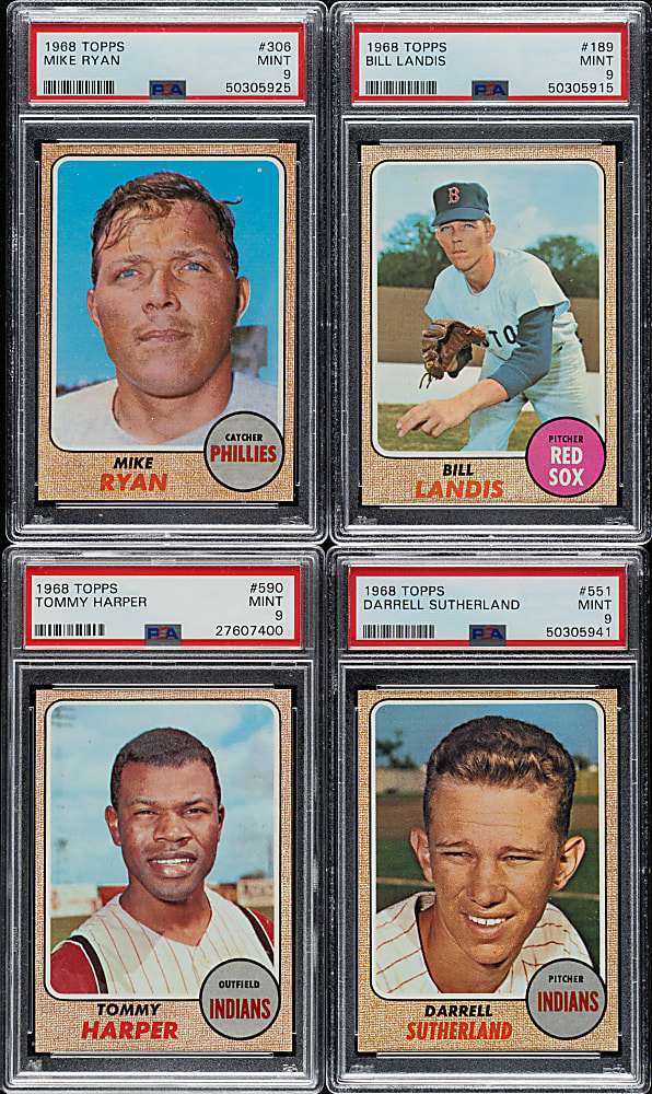 1968 Topps PSA MINT 9 Collection (22)