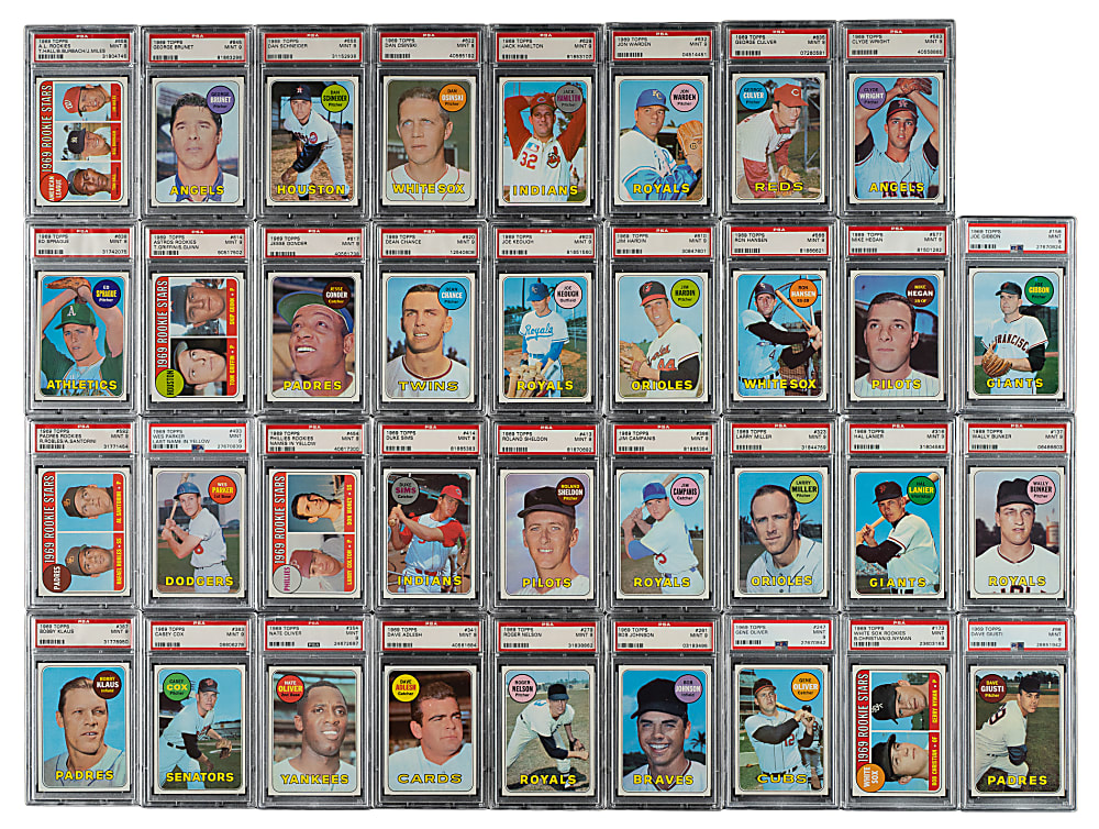 1969 Topps PSA MINT 9 Collection (39)