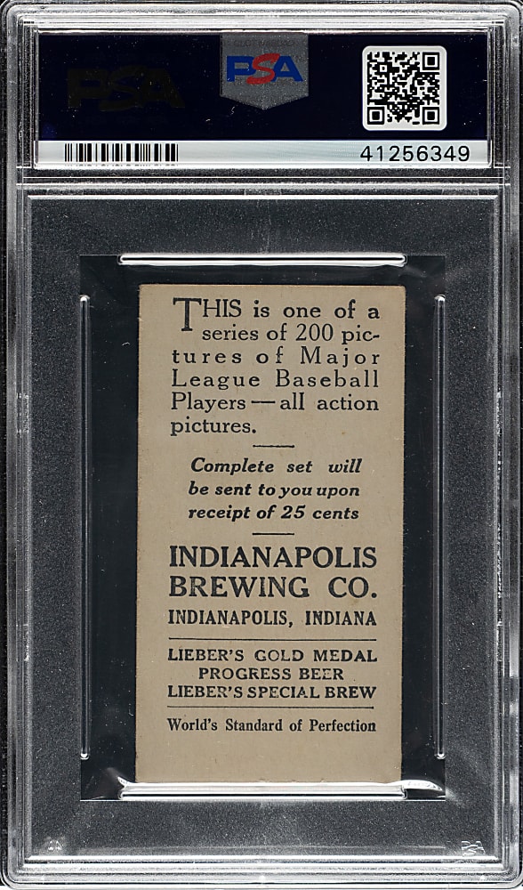 1916 M101-4 Indianapolis Brewing Co. #169 Charles "Casey" Stengel Rookie PSA EX+ 5.5 - 1 of 1 - Highest Graded!