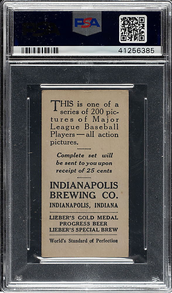 1916 M101-4 Indianapolis Brewing Co. #4 Grover Alexander PSA VG 3 - 1 of 2 - Highest Graded!