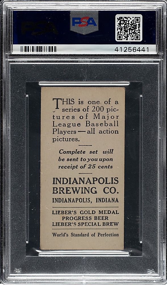 1916 M101-4 Indianapolis Brewing Co. #64 Chic Gandil ("Black Sox") PSA VG-EX 4 - 1 of 1 - Highest Graded!