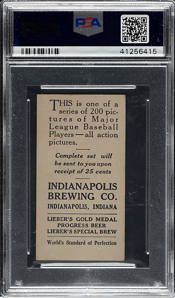 1916 M101-4 Indianapolis Brewing Co. #36 Charles Comiskey PSA EX+ 5.5 - 1 of 1 - Highest Graded!