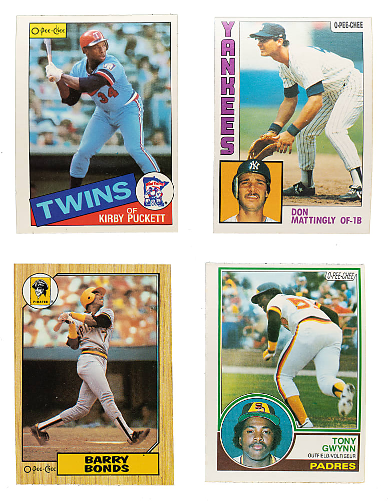 1981 to 1991 O-Pee-Chee Complete Set Collection (9 Sets, 3,278 Cards)