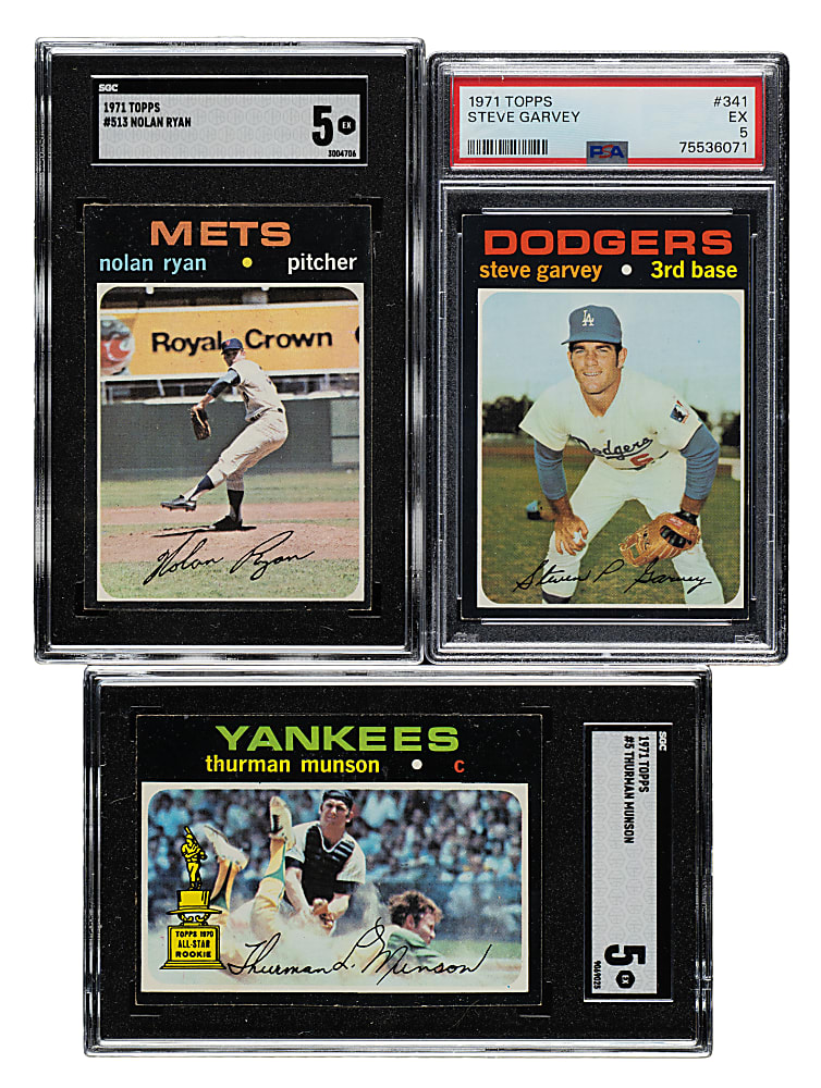 1971 Topps Complete Set (752) Including 105 SGC- and PSA-Graded Cards