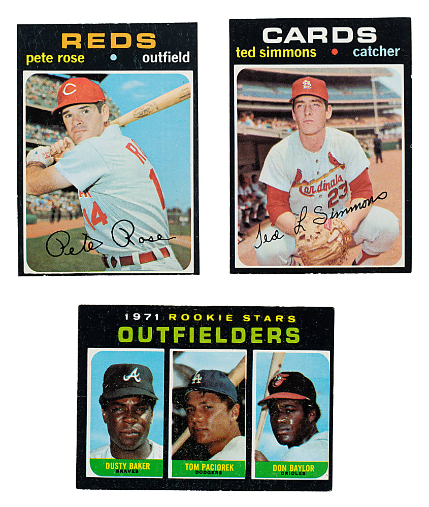 1971 Topps Complete Set (752) Including 105 SGC- and PSA-Graded Cards