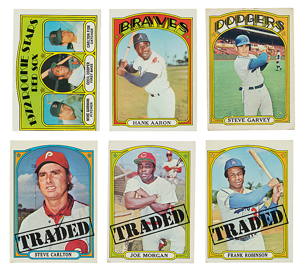 1972 Topps Near-Complete Set (780/787) Including 90 SGC- and PSA-Graded Cards