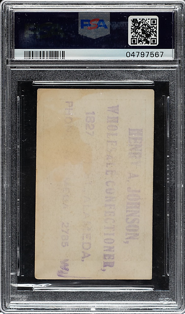 Extremely Rare 1922 W575-1 Henry Johnson Confectioners Babe Ruth PSA VG 3 - 1 of 2 - Highest Graded!