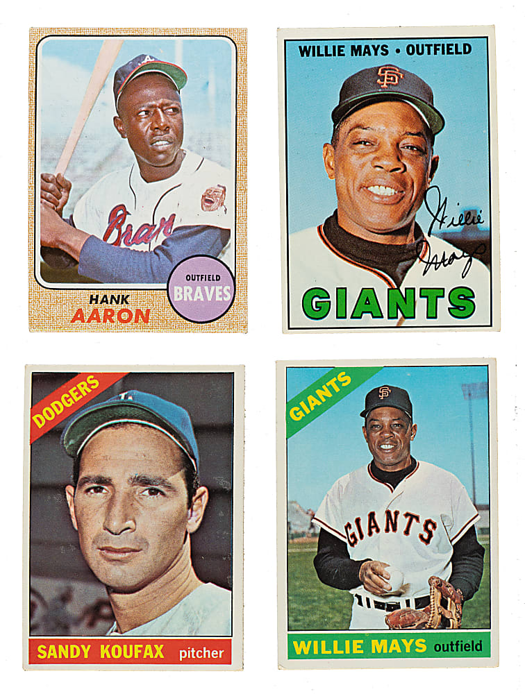 1963 to 1969 Topps Hall of Fame Collection (195)