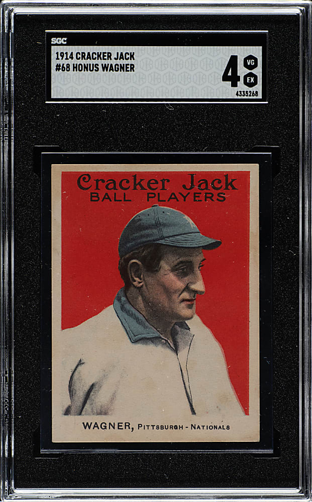 1914 E145 Cracker Jack #68 Honus Wagner SGC VG/EX 4