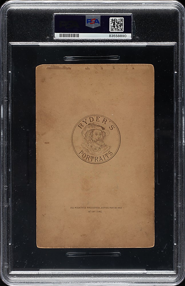 Extremely Rare 1891 John H. Ryder Cabinet George Davis Rookie PSA GOOD 2