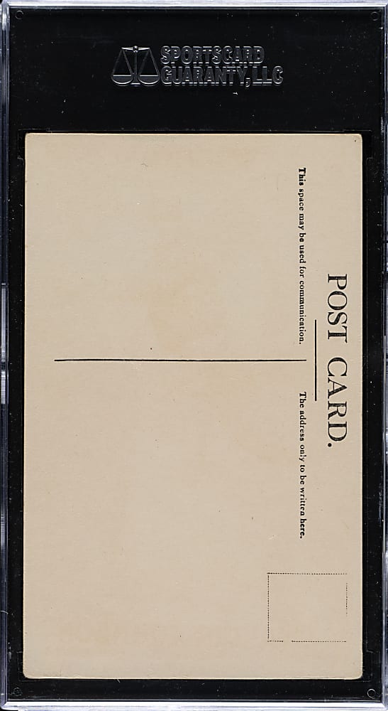 1910 PC796 Sepia Postcards Honus Wagner SGC EX 60