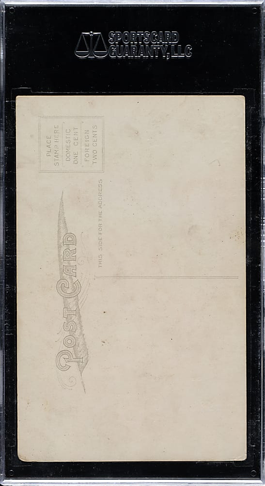 1910 PC805 Novelty Cutlery Postcards Ty Cobb SGC VG/EX 50