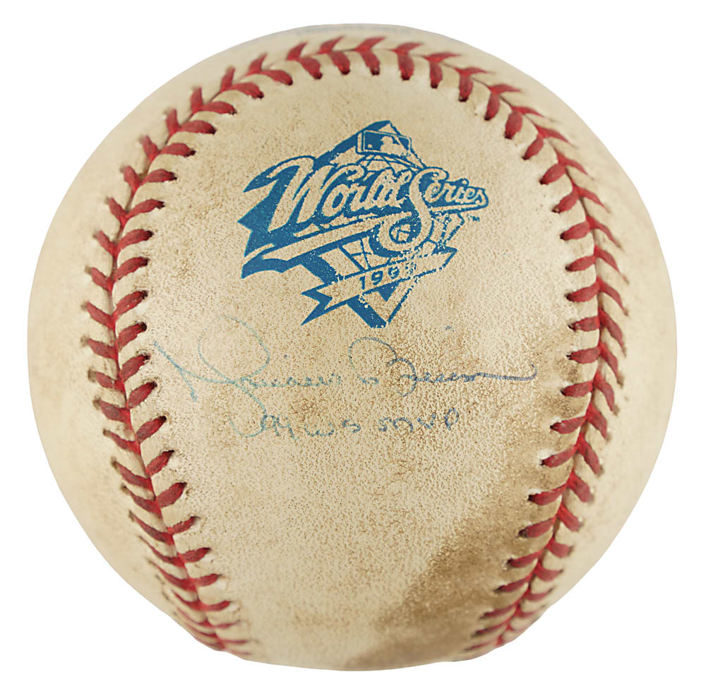 Mariano Rivera Signed Game-Used 1999 World Series Baseball - Steiner