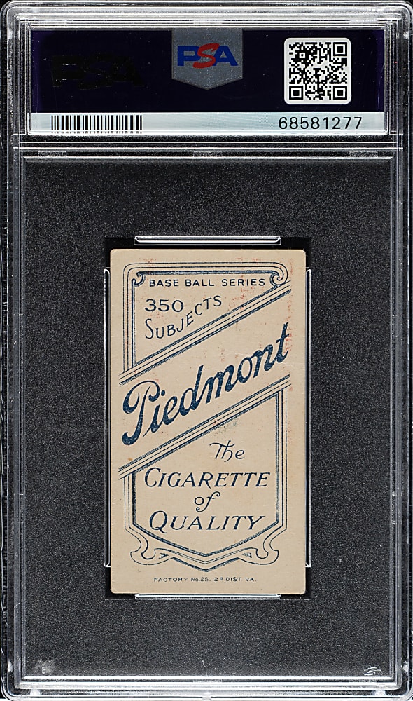 1909-1911 T206 White Border Ty Cobb Portrait Red Background PSA GOOD 2