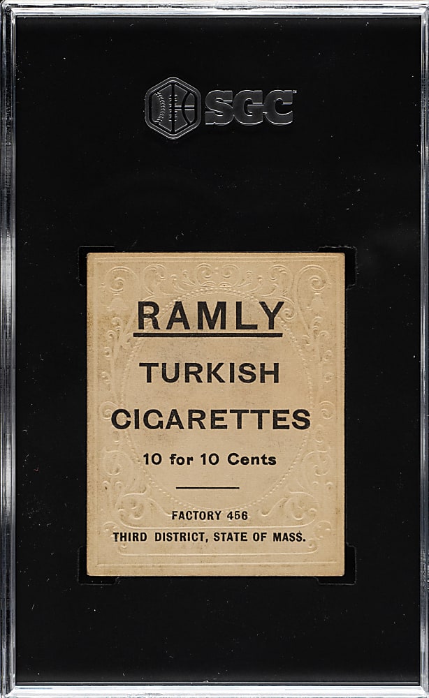 1909 T204 Ramly Tobacco Rube Manning SGC EX 5