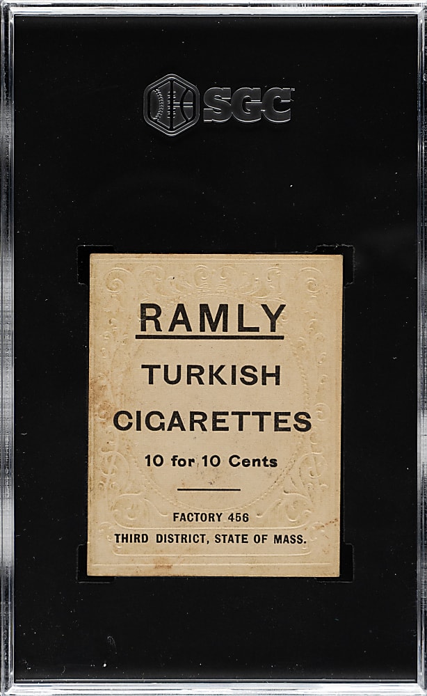 1909 T204 Ramly Tobacco Jim Ball SGC VG/EX+ 4.5