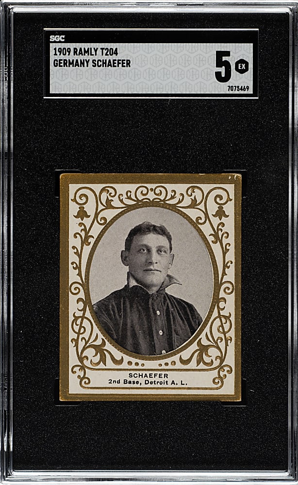 1909 T204 Ramly Tobacco Germany Schaefer SGC EX 5