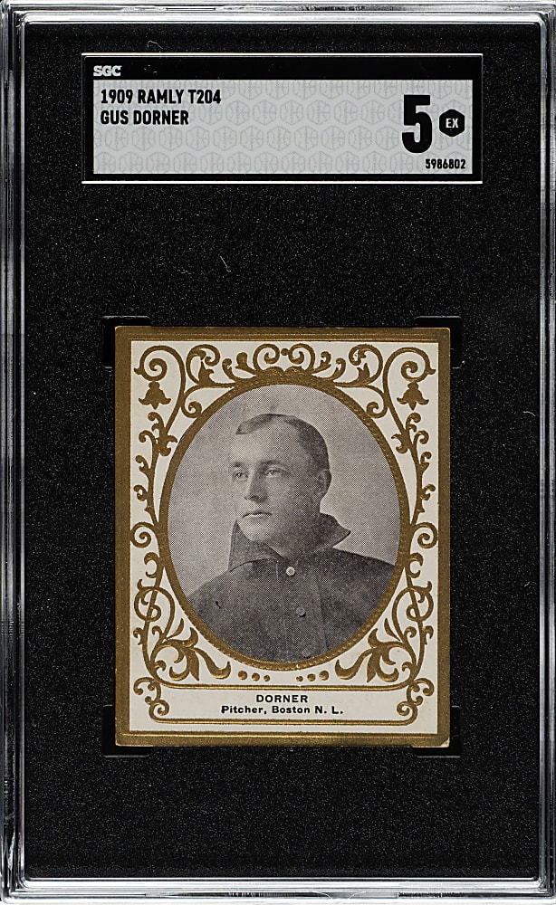 1909 T204 Ramly Tobacco Gus Dorner SGC EX 5
