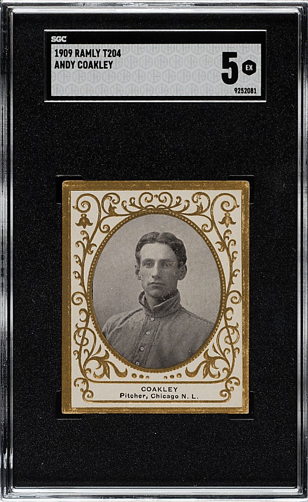 1909 T204 Ramly Tobacco Andy Coakley SGC EX 5