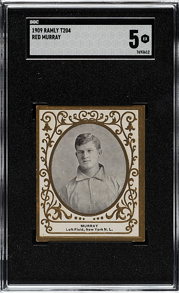 1909 T204 Ramly Tobacco Red Murray SGC EX 5